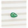 colori di gemme 0,48 ct smeraldo naturale taglio pera buona lucentezza AAA non trattato Zambi...