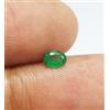 colori di gemme 0,23 ct naturale taglio ovale AAA verde smeraldo dello Zambia terra estratta ...
