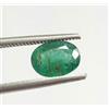 colori di gemme 1,60 Ct Naturale Ricco Verde Zambia Smeraldo Taglio Ovale Alta Qualità Non Tr...