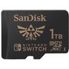 SANDISK MICROSDXC 1 TB SCHEDA PER NINTENDO SWITCH CON LICENZA D'USO NINTENDO