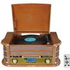 MAJESTIC TT-34R GIRADISCHI RETRO' E JUKE BOX BLUETOOTH CD USB AUX-IN CASSETTA CO