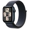 Apple Watch SE 40mm GPS Cassa in alluminio mezzanotte con Sport Loop inchiostro