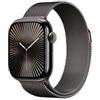 AW S10 GPS + Cellular 42mm Slate Titanium Case with Slate Milanese Loop