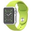 APPLE WATCH SPORT CASSA 38mm ALLUMINIO SILVER CINTURINO GREEN GARANZIA EUROPA