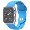 APPLE WATCH SPORT CASSA 38mm ALLUMINIO SILVER CINTURINO BLUE GARANZIA EUROPA