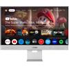 ASUSTEK Asus ZENSCREEN MS27UC Monitor SMART UHD 27 pollici Google TV altoparlanti