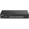 D-LINK SWITCH 8 PORTE GBIT POE MANAGED INCL. 2 X SFP