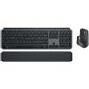 no name Logitech MX Keys S Combo - Tastiera e Mouse Wireless con Palm Rest, illuminazion