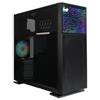 WIN INWIN N515 CASE MIDI TOWER ATX 4 VENTOLE ILLUMINAZIONE LED RGB PANNELLO IN VETRO