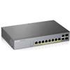 ZYXEL GS1350-12HP-EU0101F SWITCH GESTITO L2 8 x 10/100/1000 (PoE+) + 2 x 10/100/