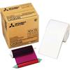 Mitsubishi CK9046 10X15 (4x6") Carta a sublimazione + ribbon 600 stampe foto