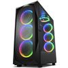 SHARKOON REV300 CASE TOWER ARGB ATX EATX MICRO ATX MINI-ITX VETRO TEMPERATOF VEN