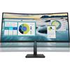 HP Monitor Curvo 34'' P34hc G4 3440x1440 Pixel Quad Hd Led Tempo di risposta 5 m