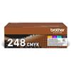 Brother TN-248VAL Toner 4 Pezzi Originale Nero-Ciano-Magenta-Giallo