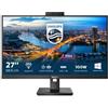 PHILIPS B LINE 27" LED IPS QUAD HD 16:9 75Hz 4MS WEBCAM 2MP MICROFONO INCORPORAT
