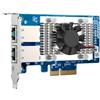 Qnap QXG-10G2T Scheda di Rete e Adattatore Interno Ethernet 10000 Mbit-s