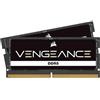 CORSAIR VENGEANCE 64GB 2 x 32GB DDR5 4800MHz XMP CL 40 SO-DIMM