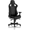 NOBLECHAIRS EPIC POLTRONA GAMING E UFFICIO IN ECOPELLE NERA