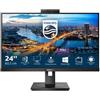 PHILIPS B LINE 242B1H/00 23.8" LED FULL HD VGA HDMI DVI-D DISPLAYPORT WEB CAM +