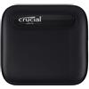 CRUCIAL MICRON X6 SSD ESTERNO 2.000GB USB-C 3.2 COLORE NERO