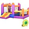 Outsunny Castello Gonfiabile Gioco per Bambini con Piscina e Scivolo Multicolor