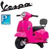 piaggio Vespa bambini Piaggio GTS rosa moto elettrica 6V bambine con poggiaschiena