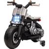HOMCOM Moto per Bambini 3-5 Anni con Rotelle Clacson e Musica
