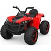 biemme Quad elettrico rosso per bambino 12V retromarcia moto elettrica con luci suoni