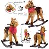 Cavallo A Dondolo Knorr Brauny - Con Suono Galoppo Per Bambini