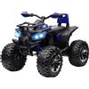 HOMCOM Quad per Bambini 3-5 Anni a 12V con Fari e Presa USB per Musica