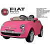 Fiat 500 Auto macchina elettrica per bambine Fiat 500 12V telecomando retromarcia bambina