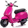 Piaggio Vespa elettrica Piaggio rosa per bambine 12V scooter elettrico bambina rotelle