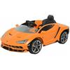 Lamborghini Auto Macchina elettrica per bambini Lamborghini Centenario 12V arancio fari led
