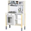 HOMCOM Cucina Giocattolo Bambini 3-6 Anni con Luci Utensili e Suoni Realistici