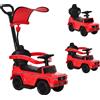 HOMCOM Macchina Giocattolo per Bambini con Tettuccio Mercedes-Benz G350 Rosa