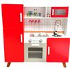 pidema.it Cucina in legno rossa per bambine cucine giocattolo bambina padella pentola