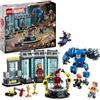 LEGO SUPER HEROES MARVEL LABORATORIO DI IRON MAN SALA DELLE ARMATURE CON 3 MINIF