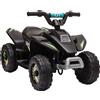 HOMCOM Quad per Bambini Elettrico 6V Velocità 2.8-4.6km/h Età 18-36 Mesi