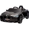 HOMCOM Macchina Elettrica per Bambini 12V con Licenza BMW in PP e Metallo