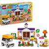 LEGO ANIMAL CROSSING CONCERTO IN PIAZZA CON K.K. CASA E VEICOLO DA COSTRUIRE CON