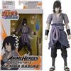 Bandai - Anime Heroes - Figura Sasuke Uchiha - Naruto Shippuden - Figura Anime Heroes da 17 cm - Licenza ufficiale Naruto - Figurina snodata di Sasuke - Giocattolo per bambini dai 4 anni in su - 36902