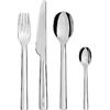 Alessi Ovale REB09S24 Servizio Completo di Posate di Design, 24 Pezzi in Acciaio Inox