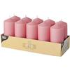 Papstar Papastar - Singari spuntati candele Rosa - Diametro 4 cm, altezza 9 cm (10 pz)