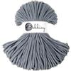 Bobbiny - Corda di macramè, 5 mm di spessore, colore: steel grey (grigio), in 100% cotone, 100 m