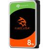 Seagate FireCuda HDD, 8TB, Hard Disk interno - 3.5 CMR SATA, da 6GBit/s, 7.200 giri/min, 256 MB di cache, 300TB/anno, 3 Anni Rescue Services (ST8000DXA01)