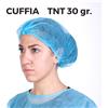 QUALITA' PREMIUM Cuffia Monouso TNT Colore azzurro - DPI di CAT I Certificata CE - Copricapo NO MINIMO ORDINE- Oltre 10.000 pz