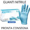 S - ULTRA RESISTENTI - Guanti Nitrile Senza Polvere - CERTIFICATI CE - Dispositivo Medico - Adatti uso Alimentare & Food - TAGLIA M - Oltre 6.000 pz