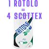 CELTEX ★★1 ASCIUGATUTTO TRITONE = 4 SCOTTEX★★ Rotolo Asciugatutto 3 veli Pura Cellulosa 220 Strappi Tritone - Made in ITALY