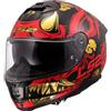 Ls2 Casco Moto Integrale LS2 FF808 STREAM II DRAKO Nero Rosso