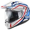 Givi Casco Moto Off-Road Givi 80.1 Fibra APEX Blu Bianco Rosso